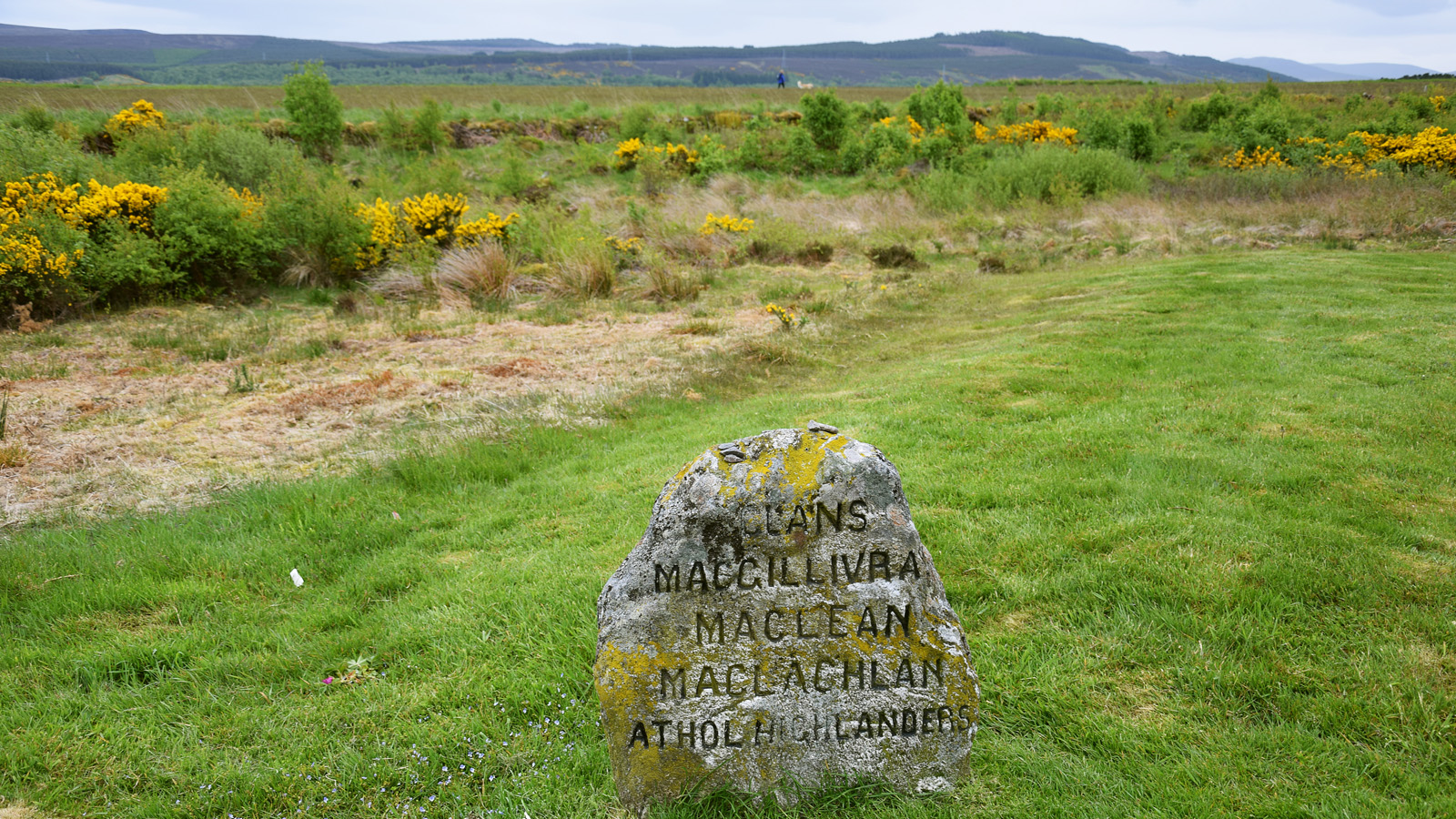 Schlachtfeld von Culloden, auf dem 1745 der Sieg der Engländer über die Jakobiten entschieden wurde