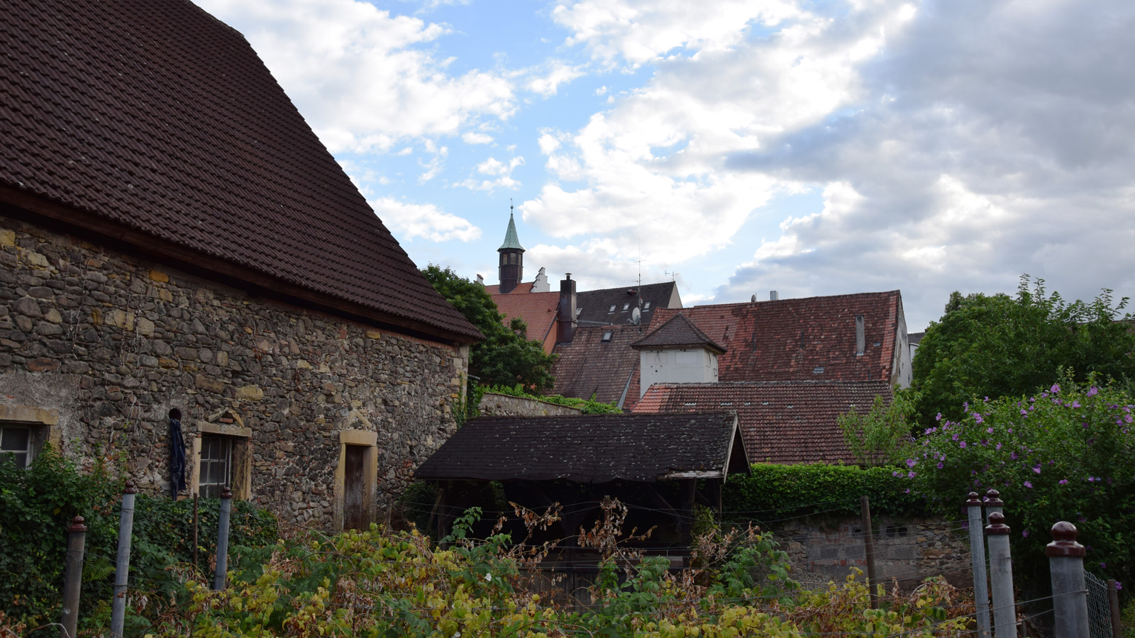 Eine Altstadt wuchs in der Regel so wie gerade Platz war